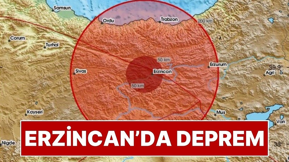AFAD Depremi Duyurdu: Erzincan’da Deprem Oldu