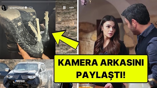 Sinem Ünsal, Uzak Şehir'in Son Bölümündeki Zorlu Sahnenin Kamera Arkasını Yayınladı