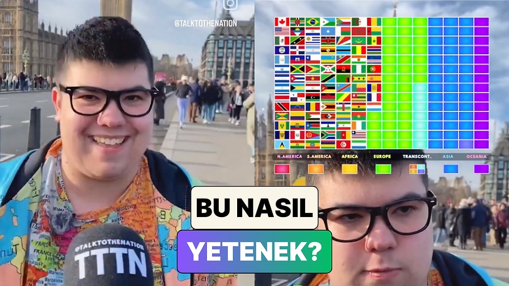 Bu Nasıl Yetenek? 1 Dakika İçinde Bütün Ülkelerin İsimlerini Sayan Çocuk Sosyal Medyayı Şoke Etti