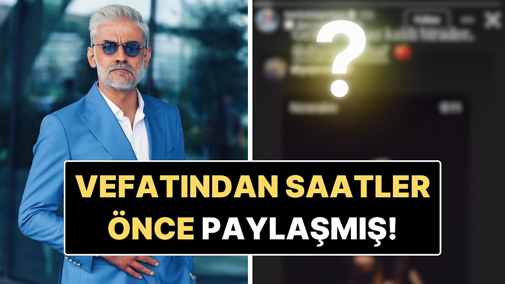 Ani Vefatıyla Yasa Boğan Kanbolat Görkem Arslan'ın Saatler Önce Yaptığı Paylaşım Yürek Burktu