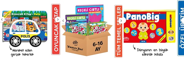 Çocuklarınızın zekasını ve becerilerini oyunla geliştirirken, kütüphanenizi en kârlı şekilde zenginleştirin!