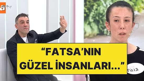 Esra Erol'da Programında Hararetli Bir Şekilde Kendini Savunurken Bir Anda Fatsa'nın Reklamını Yapan Adam