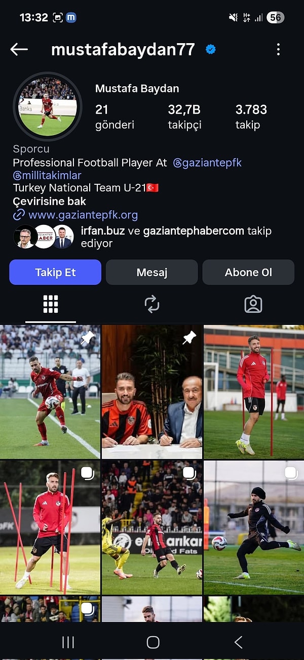 Ali Budak'ın sosyal medyadan paylaştığı haberde Mustafa Baydan isimli bir kullanıcının fotoğraflarına yer verdi.