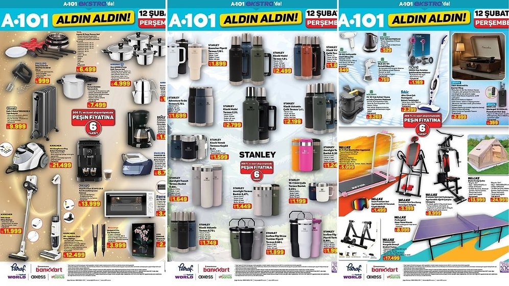 A101'e Tam Otomatik Kahve Makinesi Geliyor! 12 Şubat 2026 İnternete Özel Aldın Aldın Kataloğu