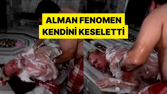 Alman Sosyal Medya Fenomeninin Türk Hamamında Açtığı Canlı Yayın Viral Oldu