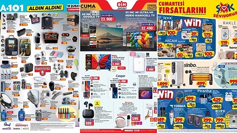 İndirim Günleri Başlıyor! 14 - 20 Şubat Haftasında A101 ve BİM Aktüel Ürünler Listesinde Ne Var?