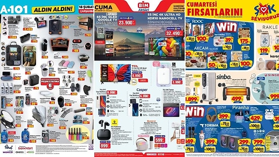 İndirim Günleri Başlıyor! 14 - 20 Şubat Haftasında A101 ve BİM Aktüel Ürünler Listesinde Ne Var?