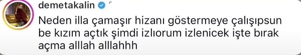 Demet Akalın ise eleştiren taraf oldu.