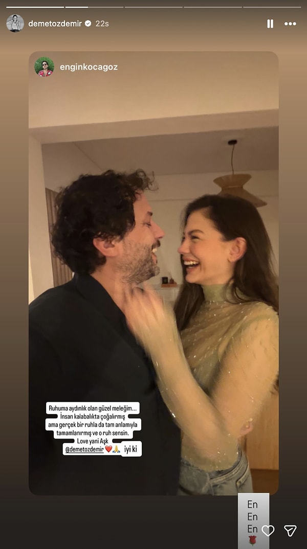 Geçtiğimiz saatlerde ise enteresan bir hadise yaşandı. Demet Özdemir'in 14 Şubat hikayesi tüm gözlerin üzerine çevrilmesine sebep oldu.