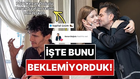 Kenan Doğulu, Eşi Beren Saat'in Sesini Tiye Alan Videoyu Beğendi!