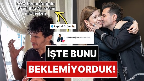 Kenan Doğulu, Eşi Beren Saat'in Sesini Tiye Alan Videoyu Beğendi!