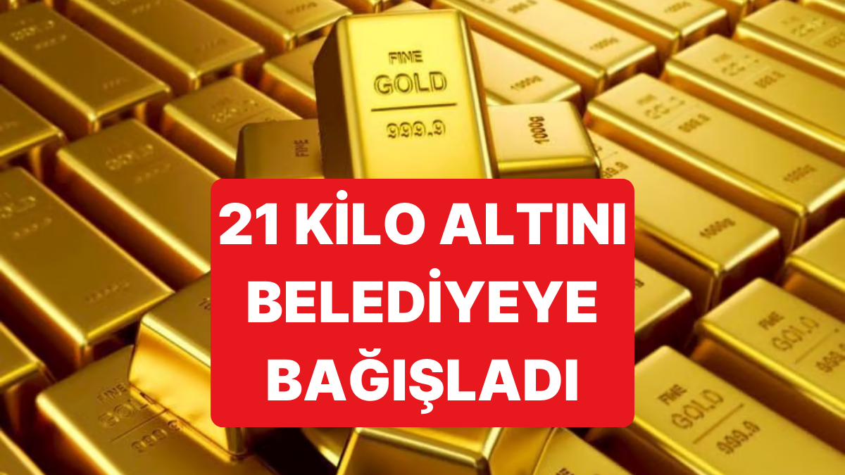 Su Boruları Değişsin Diye 21 Kilo Altınını Belediyeye Bağışladı