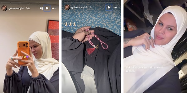 Mehmet Ali Erbil’le yaşadığı inişli çıkışlı evliliği ve son dönemdeki barışma haberleriyle konuşulan Ceylan, Ramazan ayının ilk günü yaptığı tesettürlü paylaşımla dikkatleri üzerine çekti.