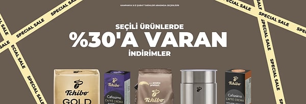 Tchibo kahvelerindeki özel fırsatlarla günün her anında gerçek kahve keyfini yaşayın!