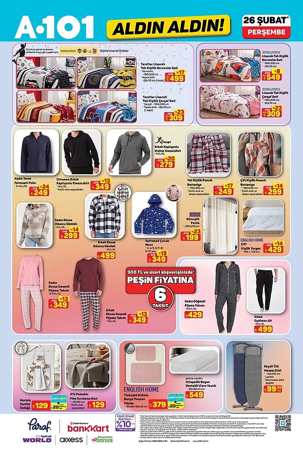 Taraftar Lisanslı Tek Kişilik Nevresim Seti 499 TL