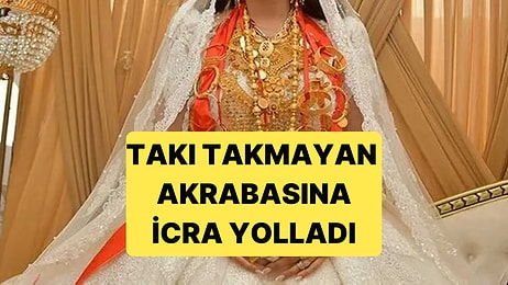 Kayseri'de Bir Kişi Düğününde Takı Takmayan Akrabasına İcra Takibi Gönderdi