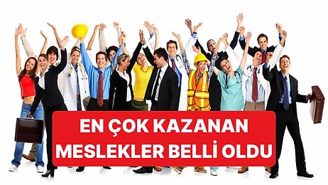 Türkiye'de En Çok Kazanan Meslek Grupları Belli Oldu: Zirvede Sürpriz Var