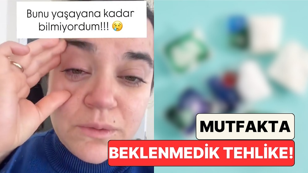 Gözünü Kaybediyordu! Bir Kadın Bulaşık Makinesi Tabletinin Patlamasıyla Başına Gelenleri Anlattı