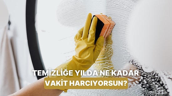 Yılda Kaç Saat Temizlik Yaptığını Buluyoruz!