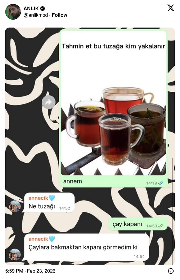 Olay örüntüsü sıfır...