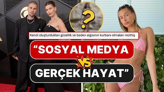 Sosyal Medyadaki Hali ile Günlük Hayattaki Hali Karşılaştırılan Hailey Bieber Dillere Düştü