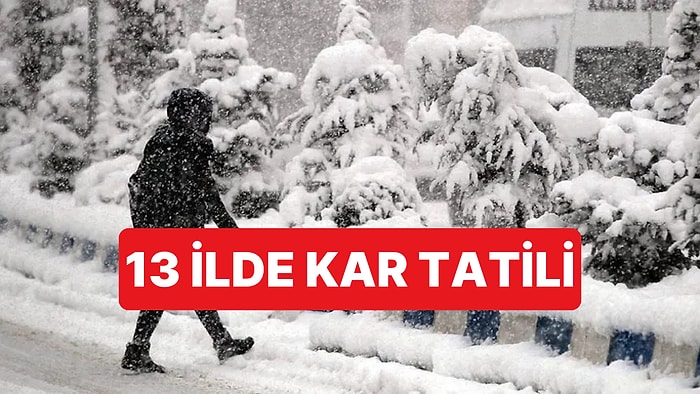 Bazı Bölgelerde Kar Etkisini Artırıyor: Kar Tatili Haberleri Peş Peşe Gelmeye Başladı