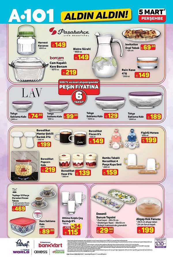 Paşabahçe Harvest Kavanoz 2000 cc 149 TL