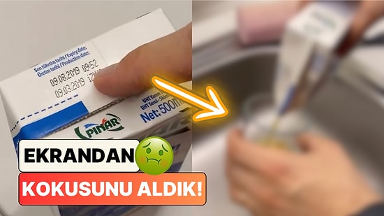 Bir Sosyal Medya Kullanıcısı Son Kullanma Tarihinin Üzerinden 7 Sene Geçen Sütün Geldiği Hali Paylaştı