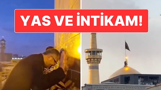 İran’da "Yas" ve “İntikam” Anlamına Gelen Siyah Bayrak Kutsal Türbeye Asıldı