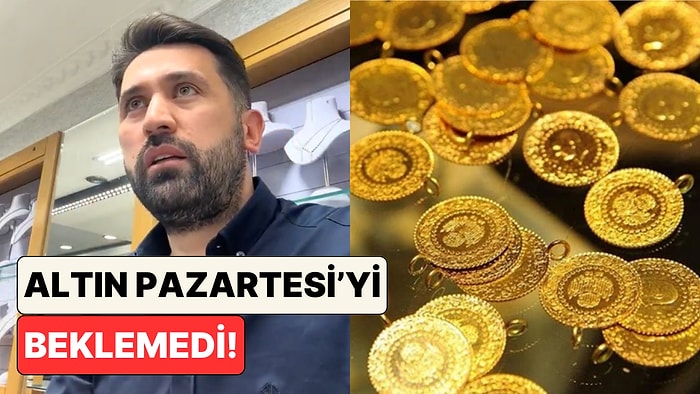 Bir Kuyumcu Paylaştı: Pazartesi'yi Beklemeden Gram Altın 8.250 TL'yi Gördü