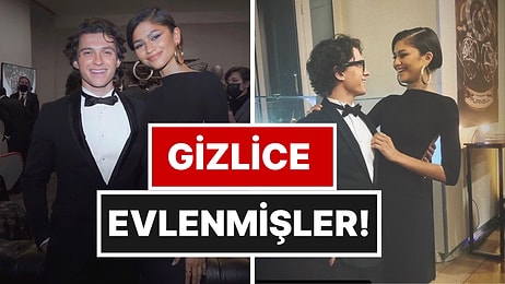 Hollywood’un Gözde Çifti Tom Holland ve Zendaya'nın Gizlice Evlendiği Ortaya Çıktı