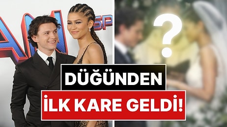 Gizlice Evlenen Zendaya ve Tom Holland'ın Düğün Fotoğrafı Ortaya Çıktı!