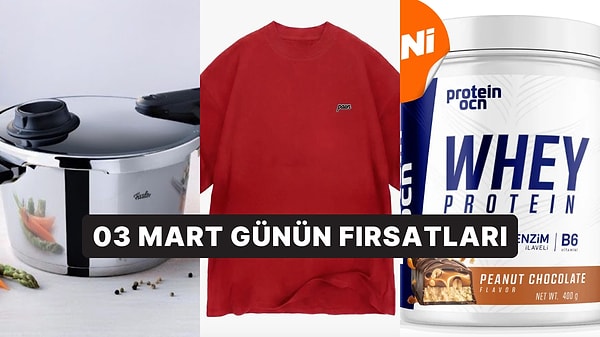 Bugün İndirimde Neler Var? 03 Mart 2026 Günün Fırsatları