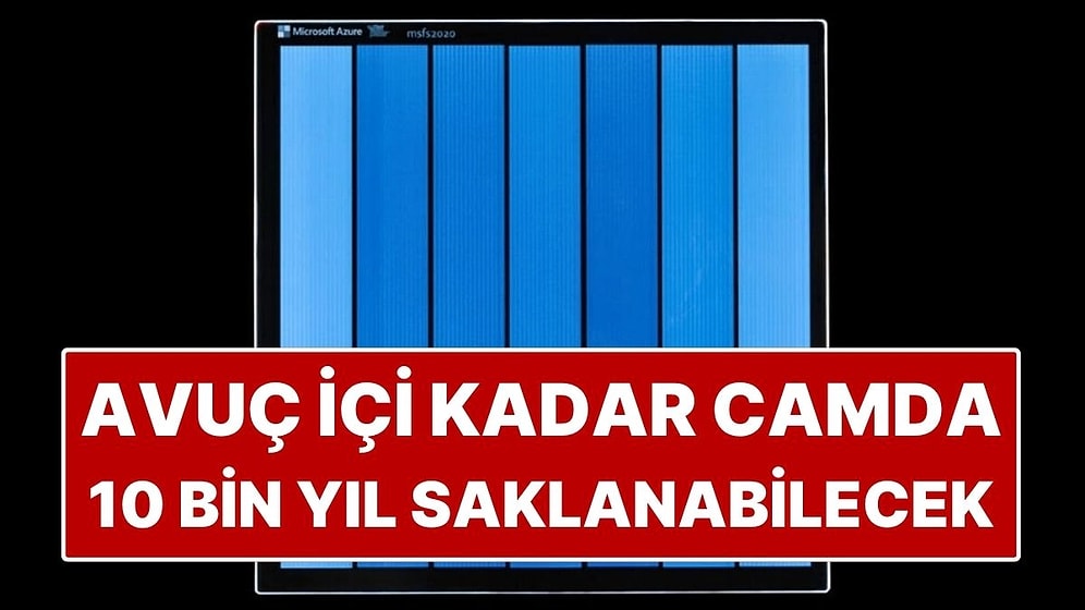 Veriler Avuç İçi Kadar Cam Parçasının İçinde 10 Bin Yıl Saklanabilecek