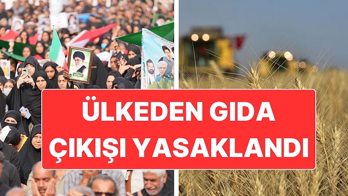 Uzun Süreli Savaşa Hazırlanan İran Gıda İhracatına Yasak Getirdi