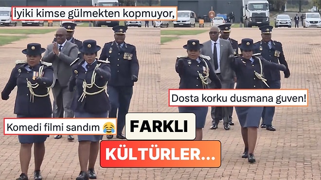 Güney Afrika'da Bir Resmi Geçit Töreninde Askerlerin Yürüyüşleri Pek Çok Kişiyi Şaşırttı