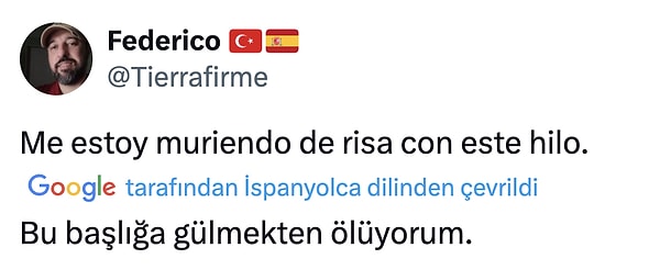 Gelen yorumlara İspanyollar da kayıtsız kalamadı.