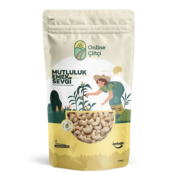 Doğal ve sağlıklı atıştırmalık: Online Çiftçi Kuruyemişlerde %12 İndirim!