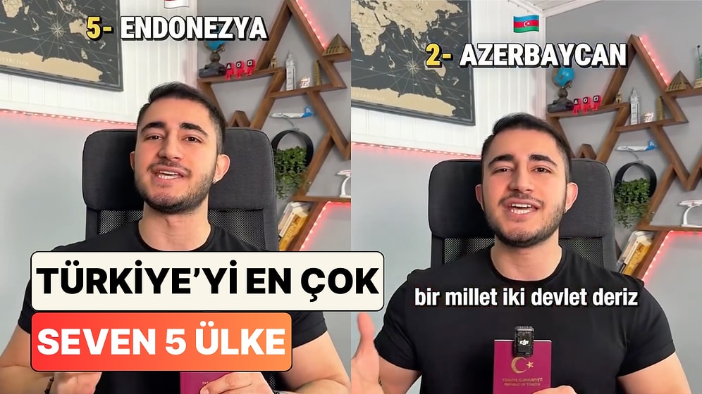 O Ülke Nasıl Listede Olmaz? Gezgin Onurcan Çam Türkiye'yi En Çok Seven 5 Ülkeyi Sıraladı