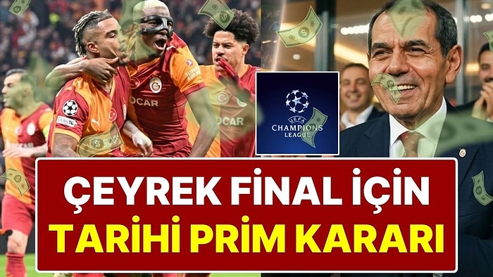 Patron Çıldırdı, Çeyrek Final İstiyor! Liverpool’u Yenen Galatasaray’da, Çeyrek Final İçin Tarihi Prim Sözü