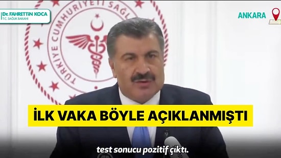 Türkiye'deki İlk COVID-19 Vakası 6 Yıl Önce Bugün Açıklandı