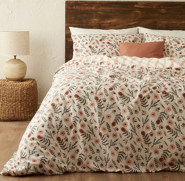 Yatak odasında pamuksu dokunuş: Bella Maison Nevresim Seti!