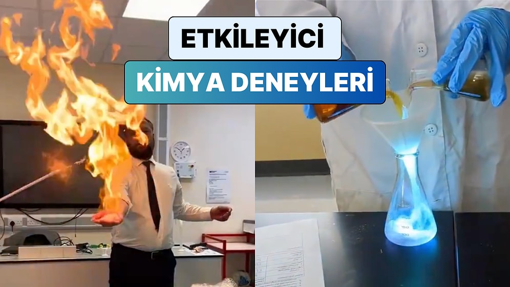 Birbirinden Etkileyici Kimya Deneylerini İzlerken Hipnotize Olacaksınız!