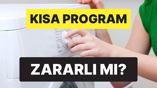 Çamaşırları Devamlı Kısa Programda Yıkayanlara Kritik Uyarı