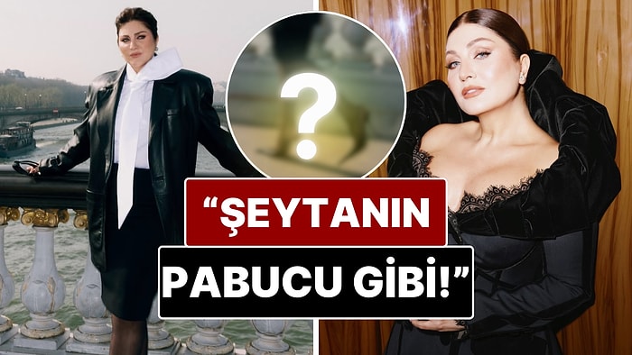 Sibel Can'ın İlginç Tasarımlı Ayakkabısı Dikkat Çekti!