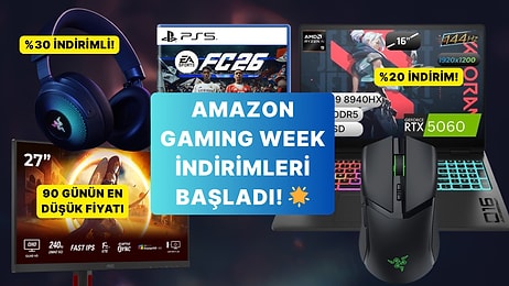 Oyunun Kuralını Değiştiren İndirimler: Amazon Gaming Week’in Öne Çıkan 11 Fırsatını Seçtik!