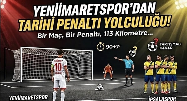 In the Edirne Super Amateur League, Ipsalaspor went head-to-head with Yeniimaretspor.