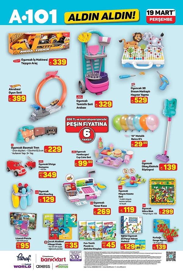 Oyuncak İş Makinesi Taşıyıcı Araç 339 TL