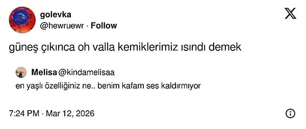 Çok iyi bir his değil mi ama?
