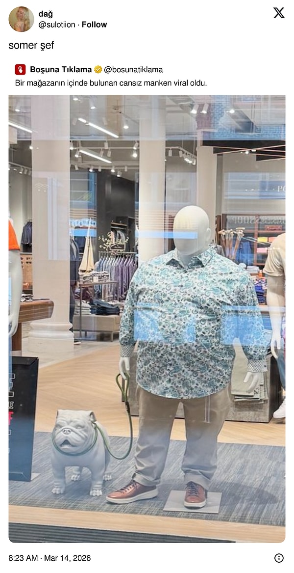 Dikkatli bakarsanız "Tatlı tuzlu dengesi yerinde" diyor.